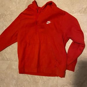 Men’s Lrge red Nike hoodie